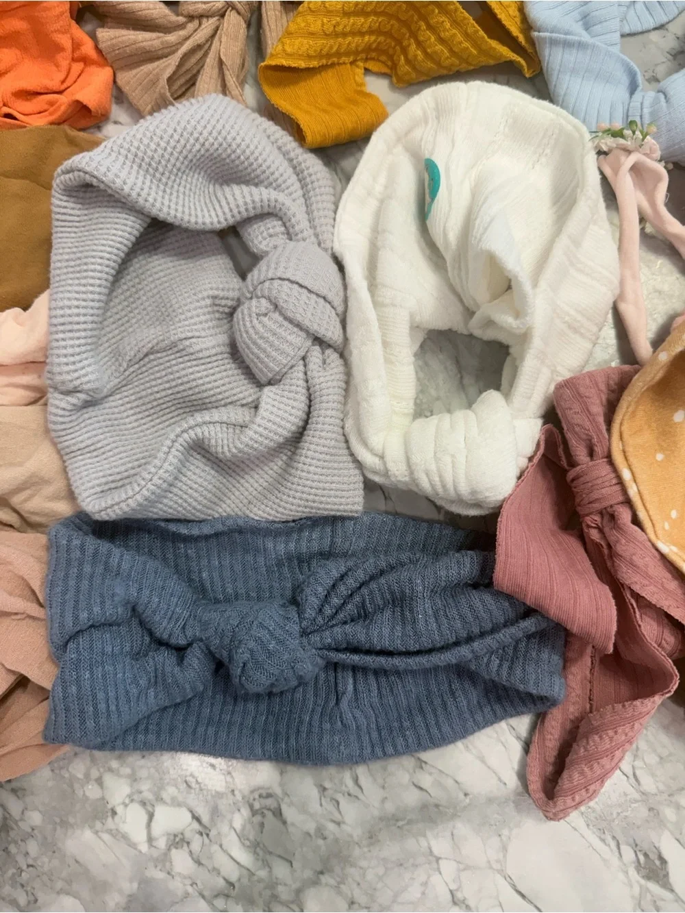 Giant collection of infant and toddler headbands and head wraps